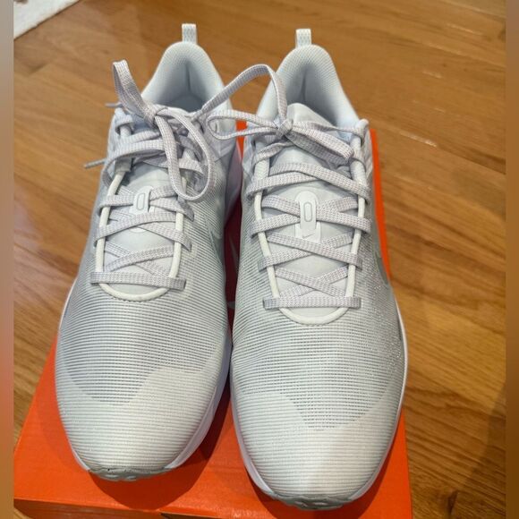 NEW Mens size 11 Nike Downshifter 12 White Pure Platinum Running Shoes NIB - Picture 11 of 15